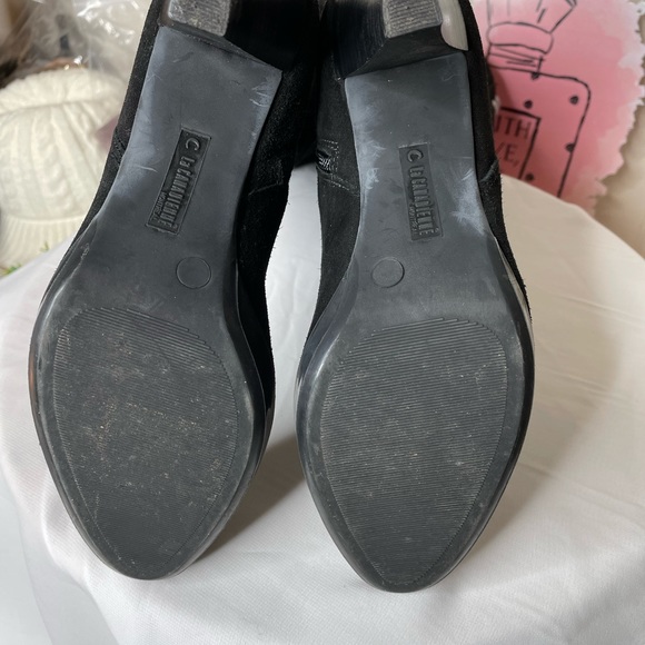 Black suede tall boots from La Canadienne Sz6 - Picture 8 of 16